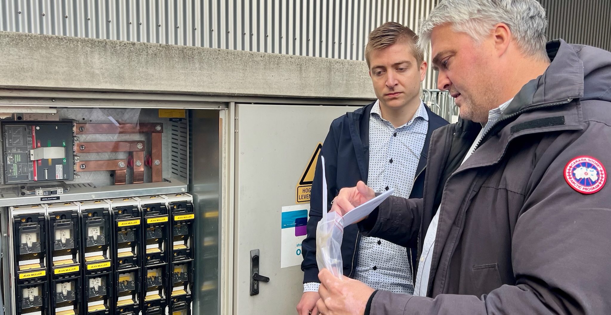 Op lokatie bij de Verlengde Zuiderloswal